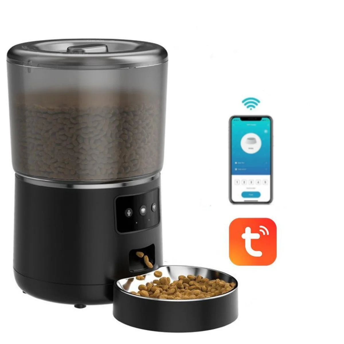 Automatic smart feeder for cats dogs 1-9 portions