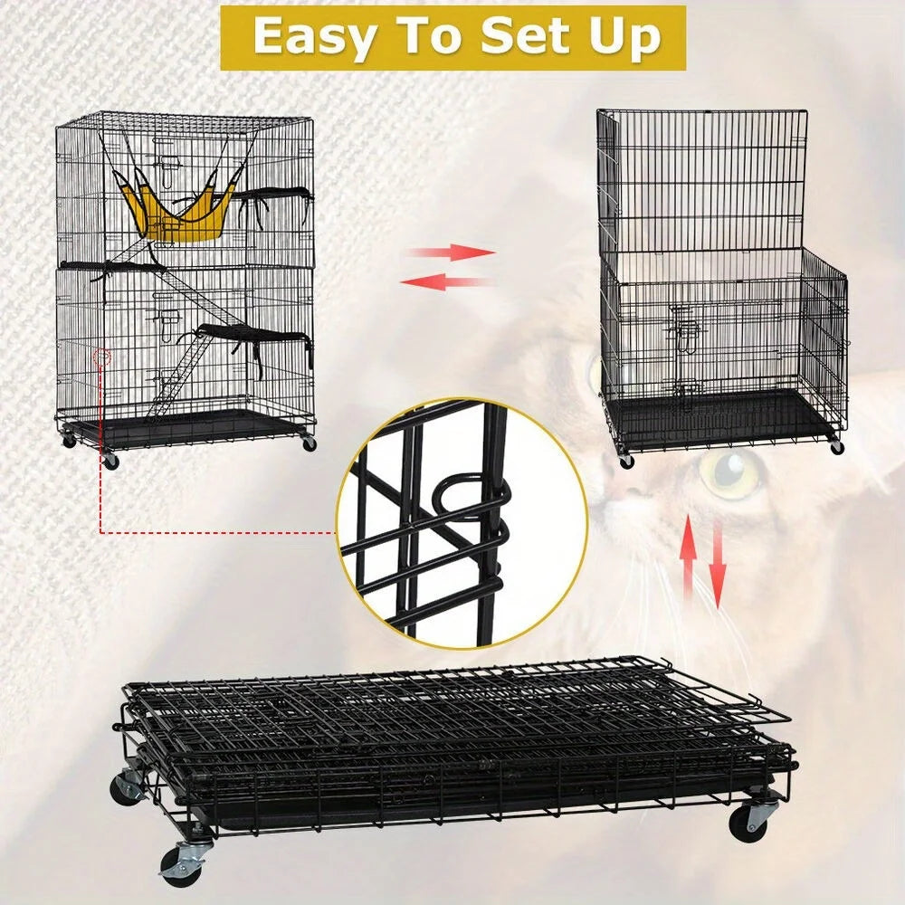 4-Tier Cat Cage Playpen