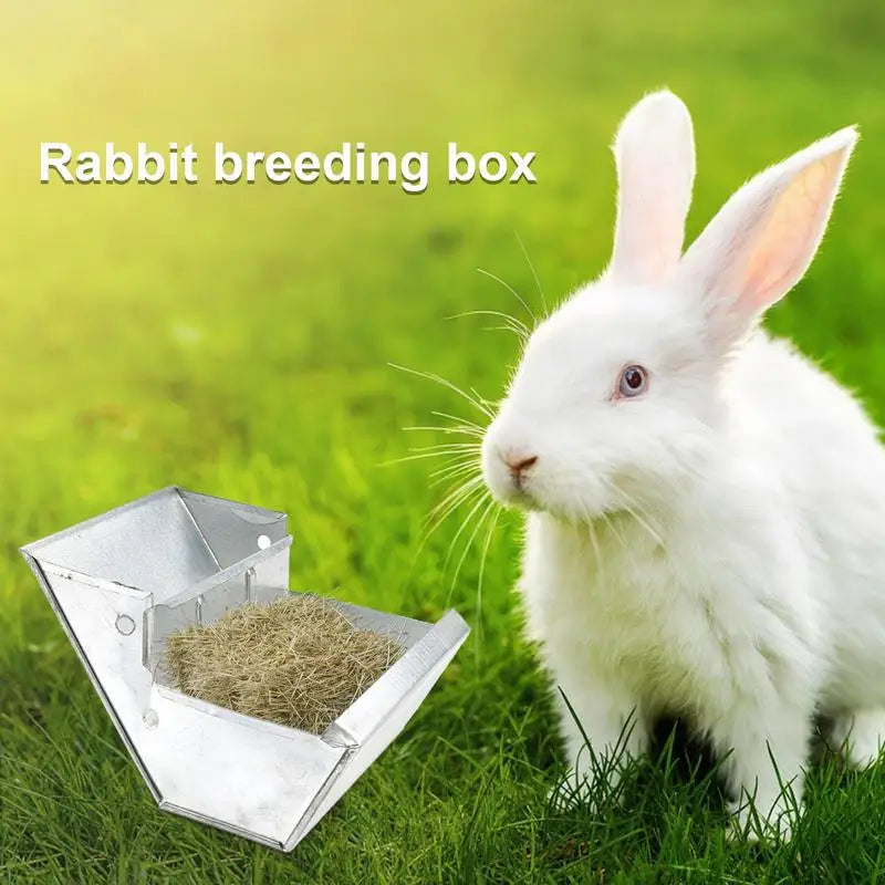 Metal Drinker Food Bowl For Rabbits And Small Animals