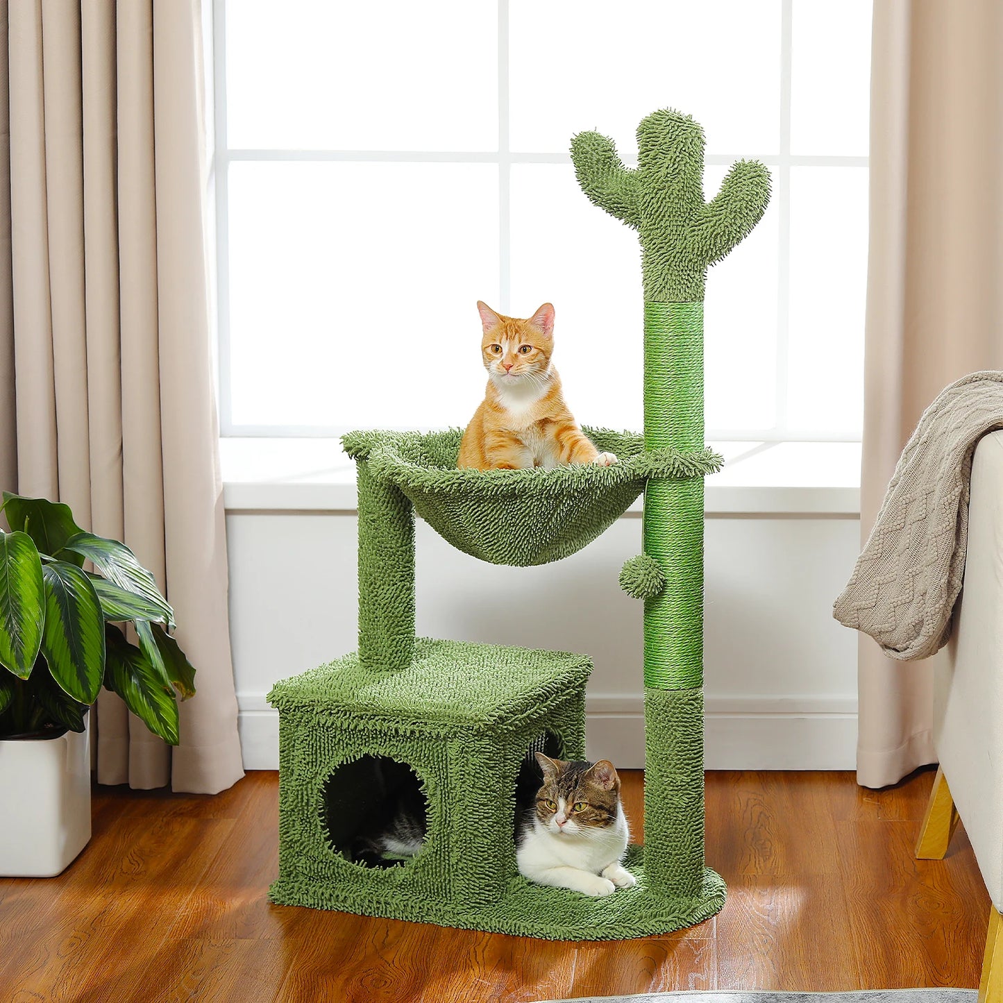 Cactus Cat Tree with Condo