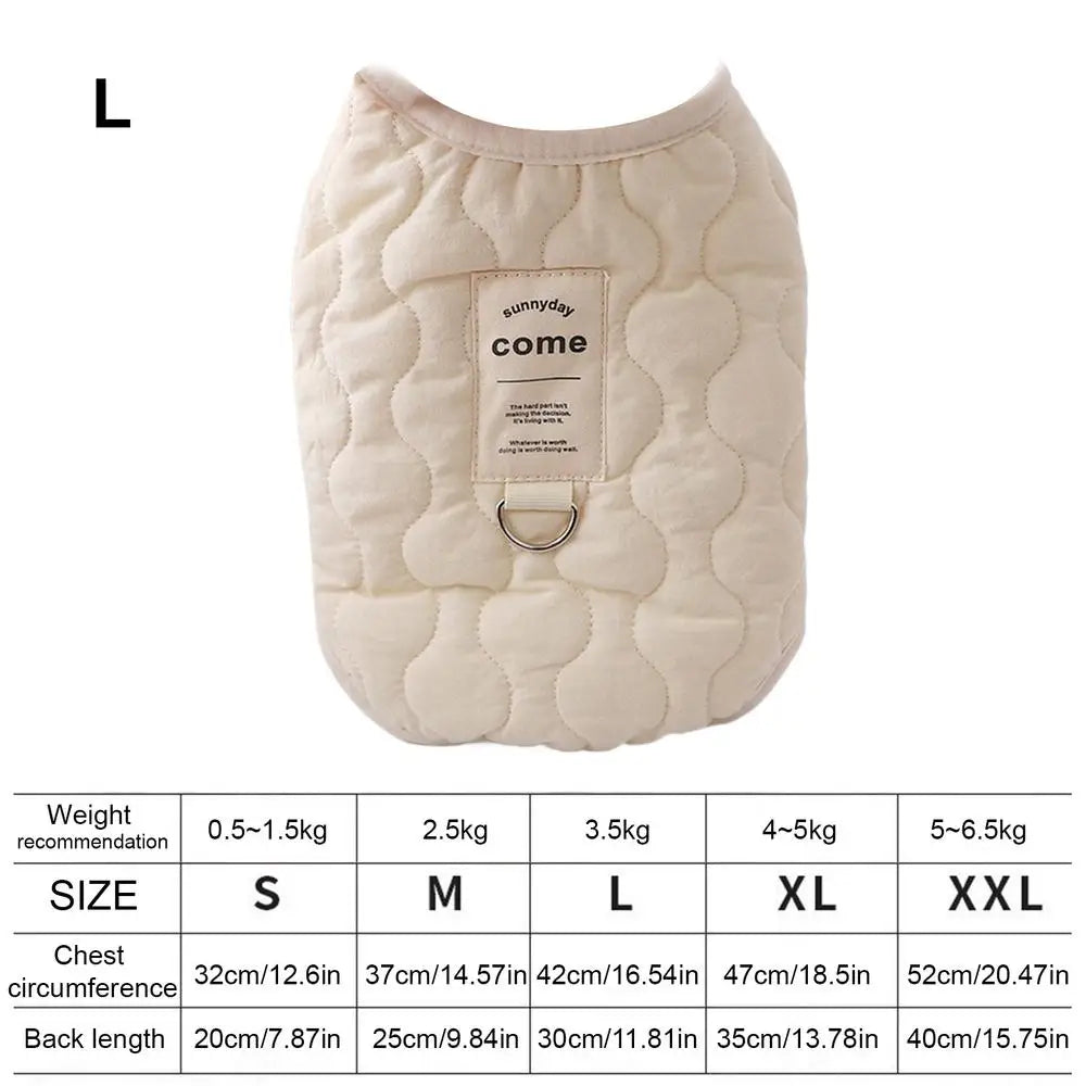Winter Coat Jacket Winter Vest For Small Dogs Cats