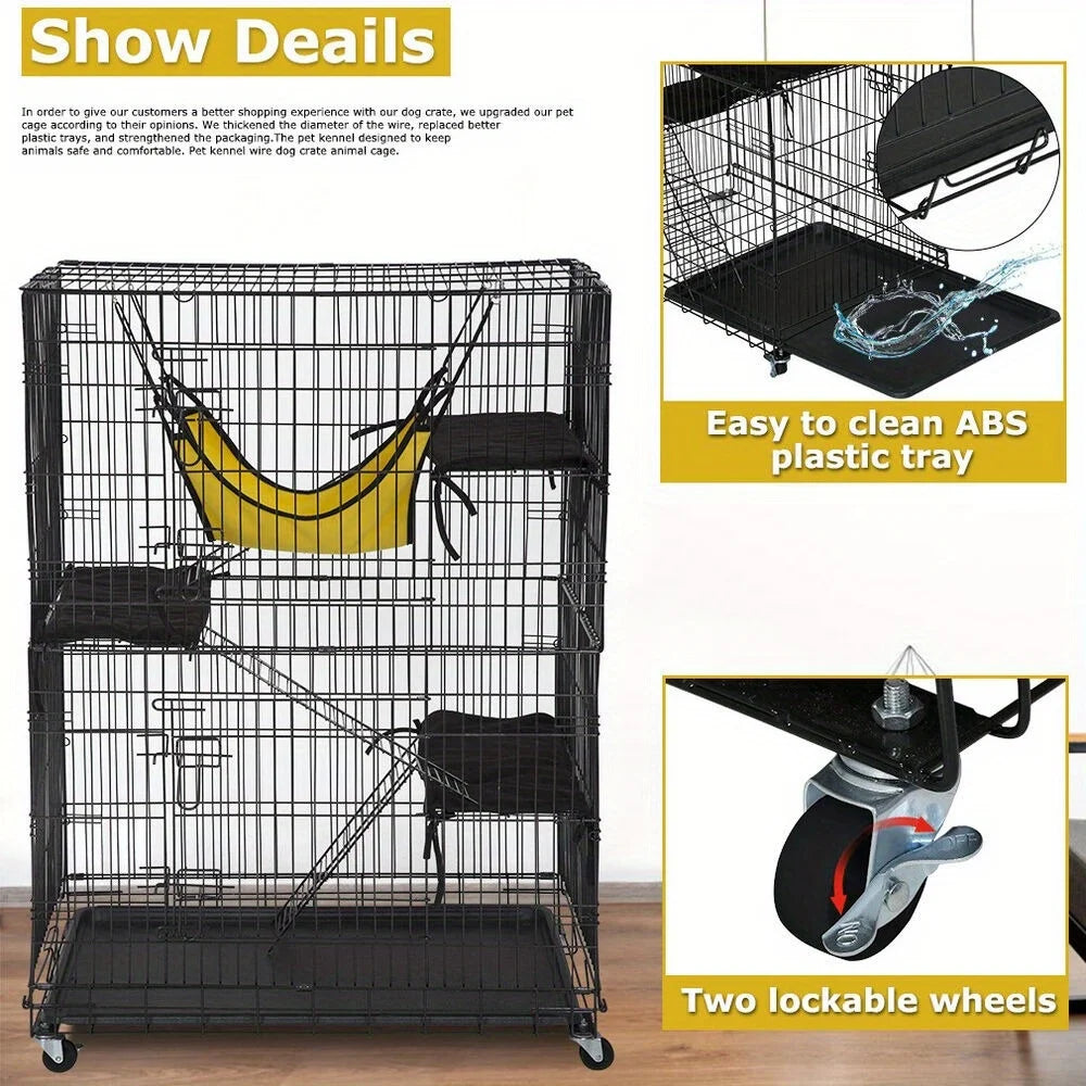 4-Tier Cat Cage Playpen
