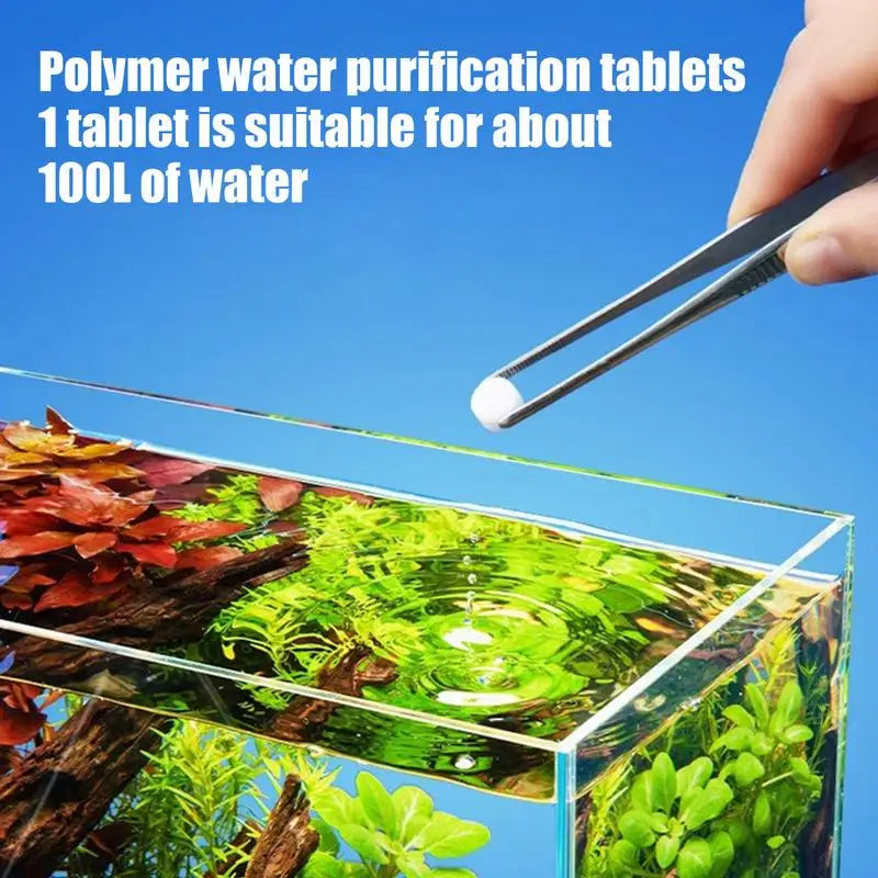 Aquarium Water Filter Fish Supplies Potable Aqua Tablets Natural Fish Tank Accessories