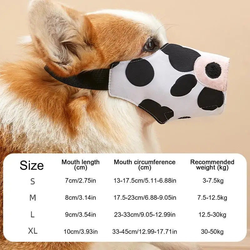 Dog Muzzle Guard Breathable Pet Muzzle Adjustable Loop Dog Mouth Guard Cover For Dachshund Beagle German Shepherd