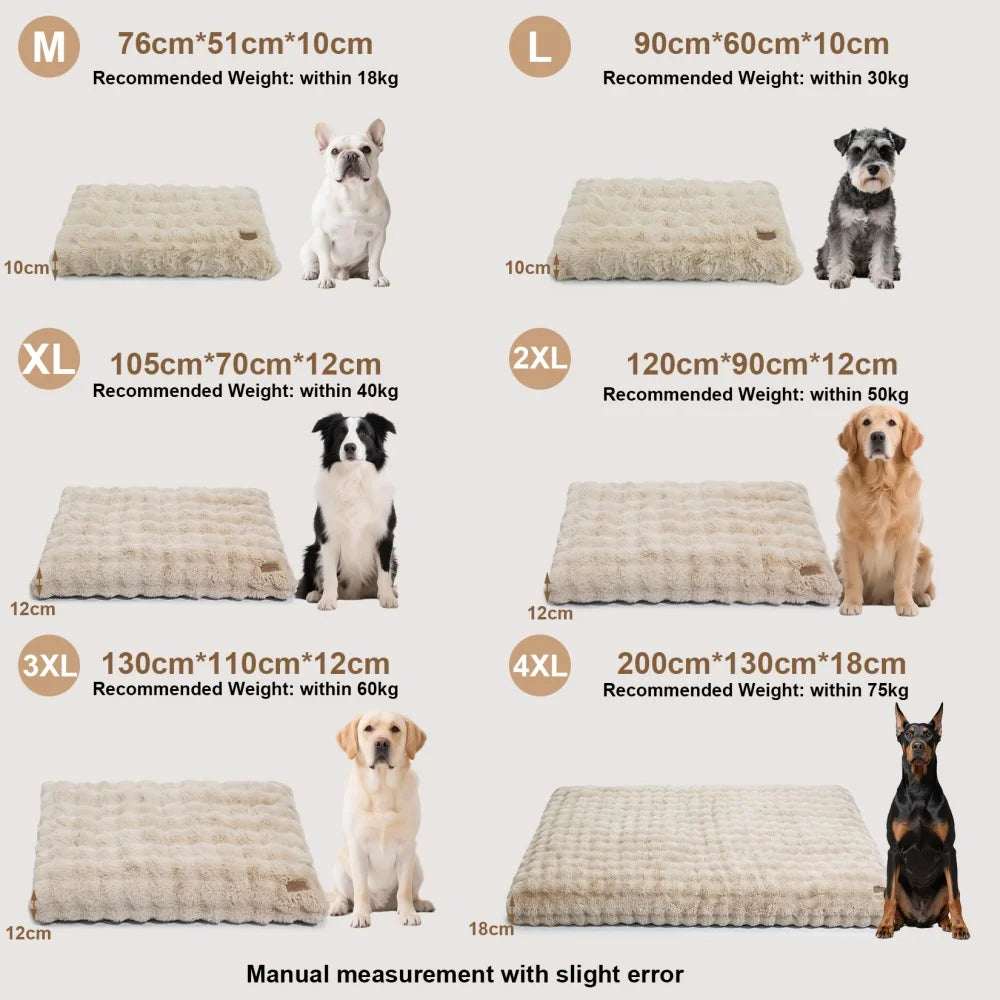Ultra Plush Dog Bed Soft Pet Cushion