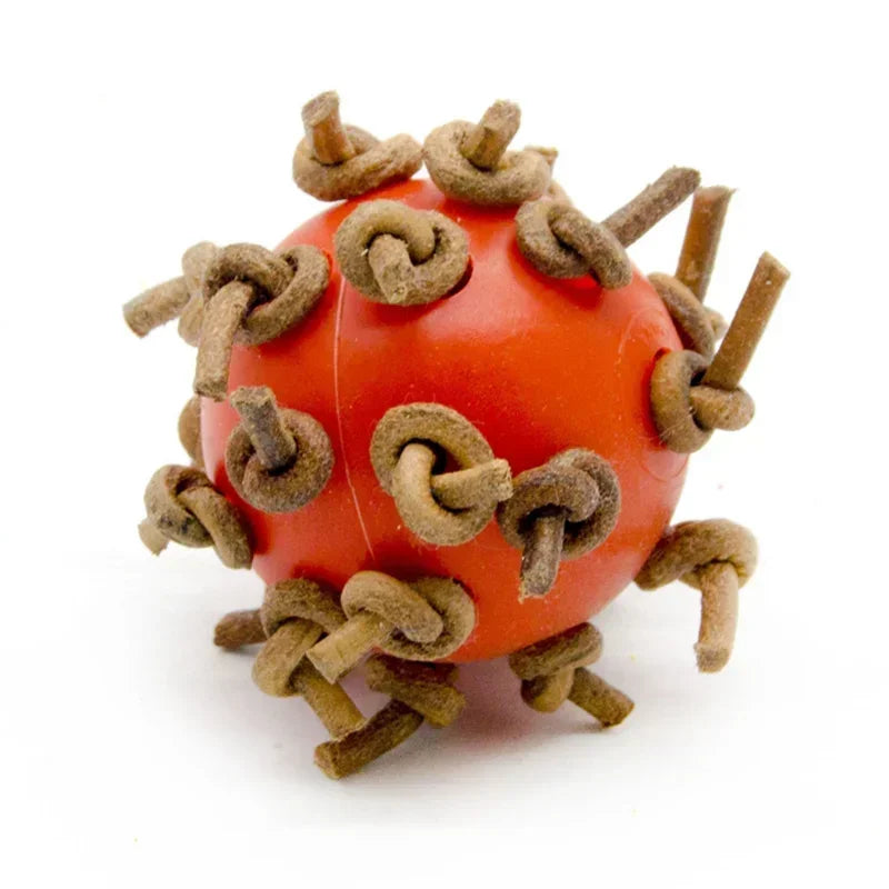 Bird Ball Chew Toy with Knots Suitable forParrot Cockatoo