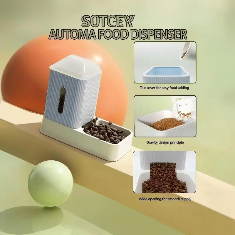 Automatic Dog Cat Feeder And Water Dispenser