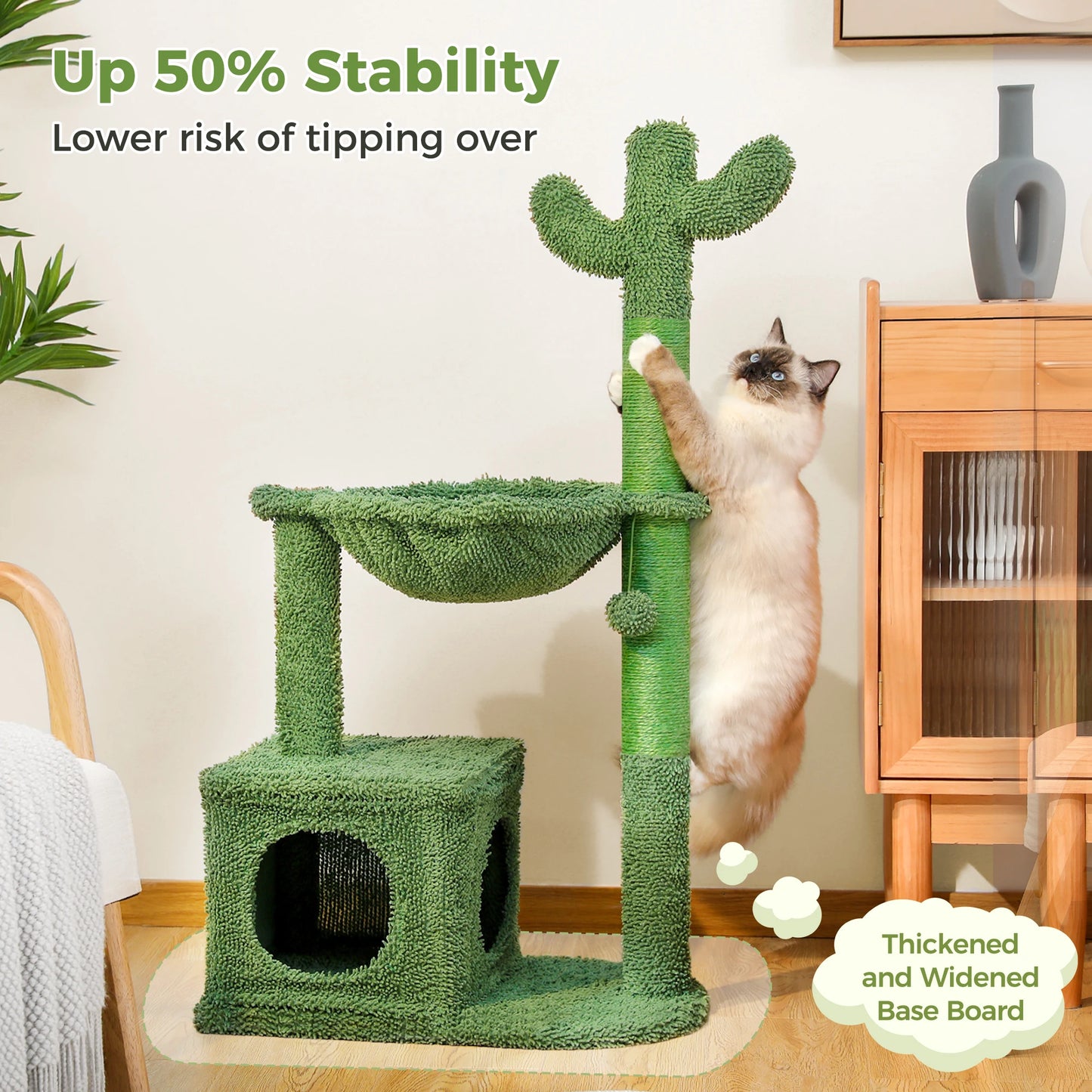 Cactus Cat Tree with Condo
