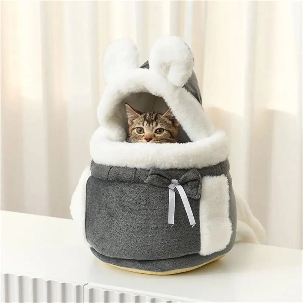 Outdoor Travel Chihuahua Puppy Dog Carrier Bacpack Winter Warm Pet Carrying Bags for Small Dogs