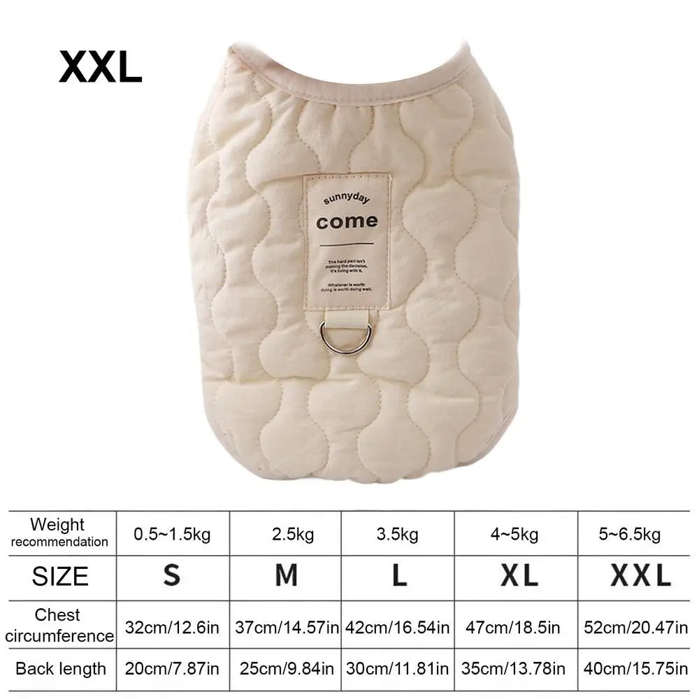 Winter Coat Jacket Winter Vest For Small Dogs Cats