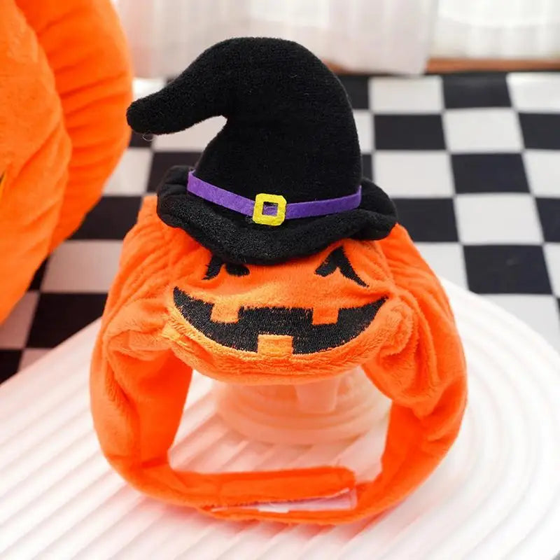 Halloween Cat Dog Costumes Pumpkin