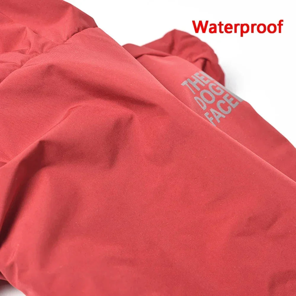 Reflective Pet Clothes Autumn Winter Pet Dog Waterproof Warm Coat Cotton Hooded Jacket