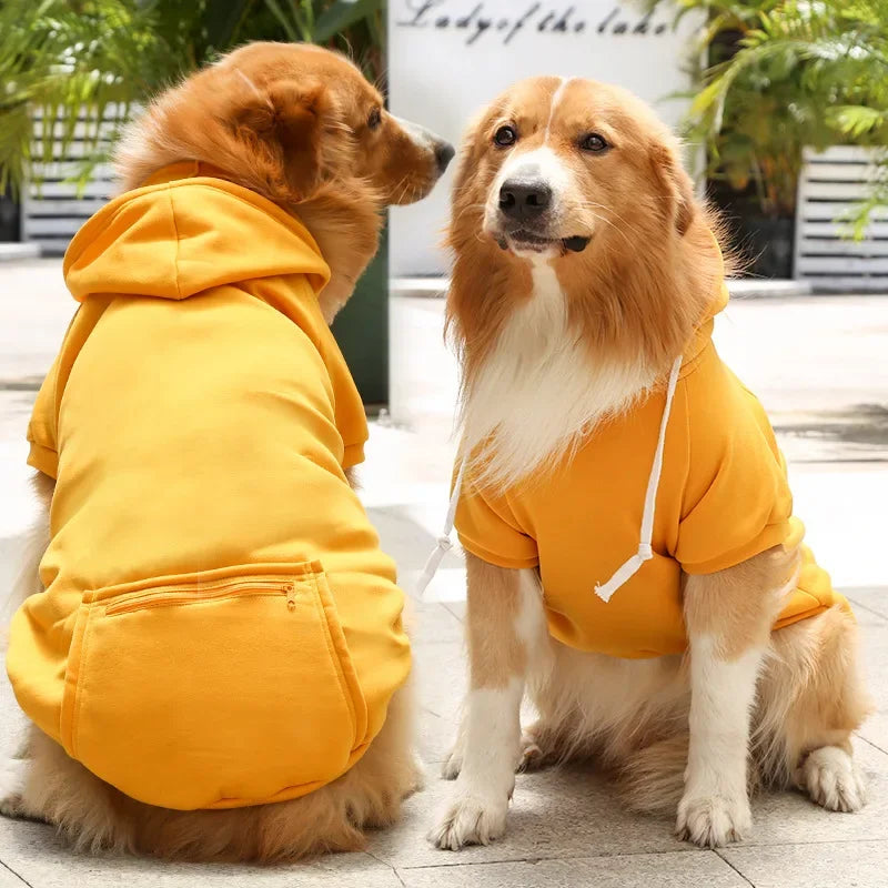 Big Dog Pet Hoodies Clothes 2XL-5XL for Medium Large
