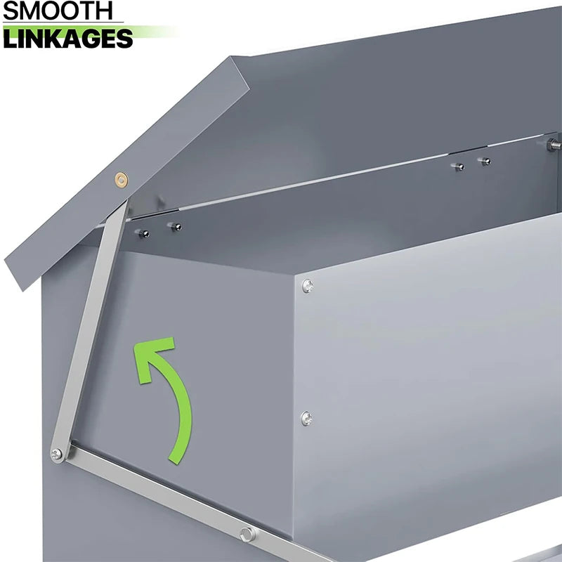 Automatic Feeder, Chicken Feed Trough, Poultry Feeding Box,
