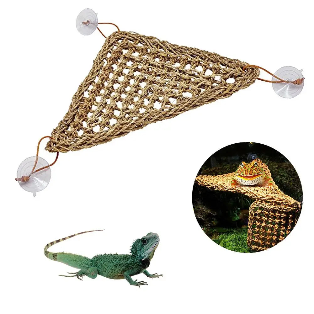 Hamster Reptile Pet Lounger Grass Mat Pet Hanging Bed Mat
