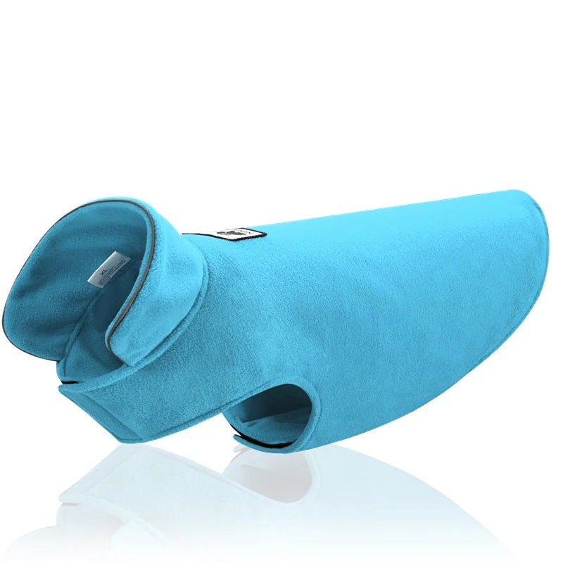 Reflective Dog Clothes Coats Soft Fleece Jacket Winter Warm Pet Jackets
