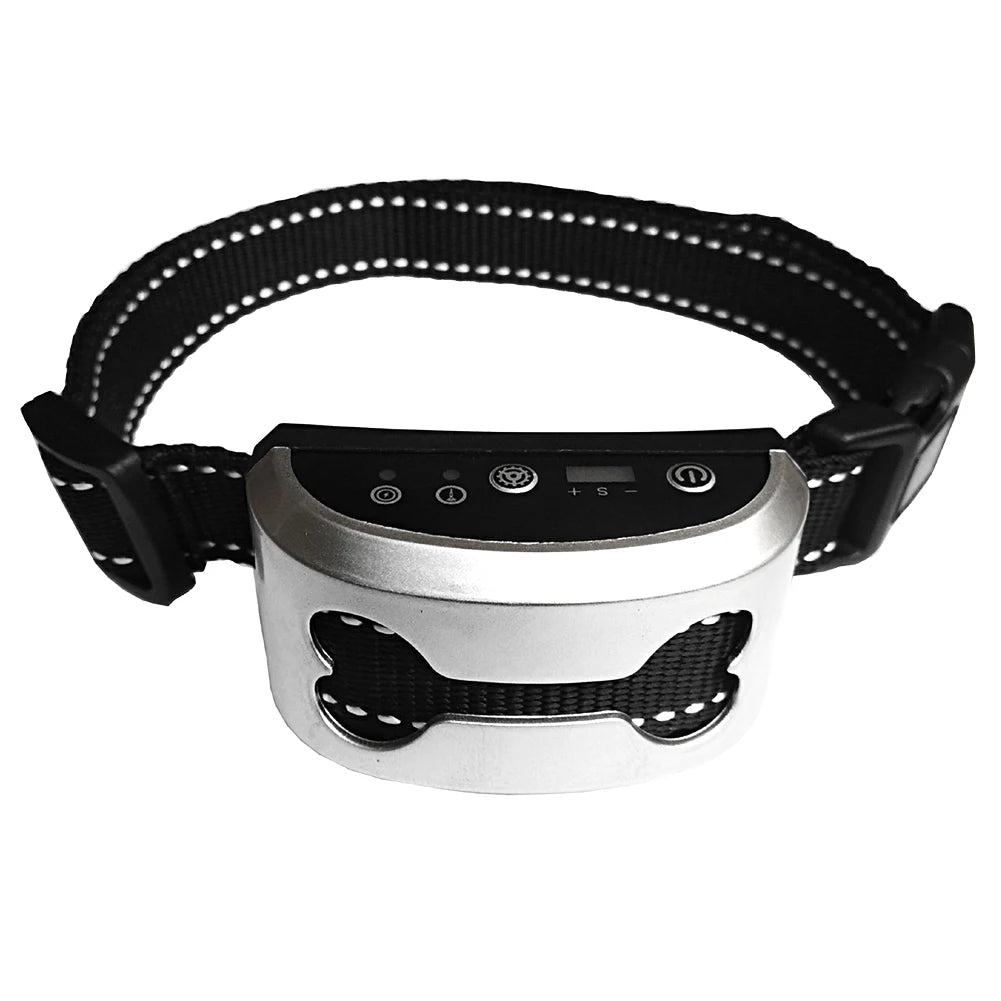Waterproof  Humane Bark Collar Stop Dog Barking Rechargeable Shock Safe USB Electric Ultrasonic