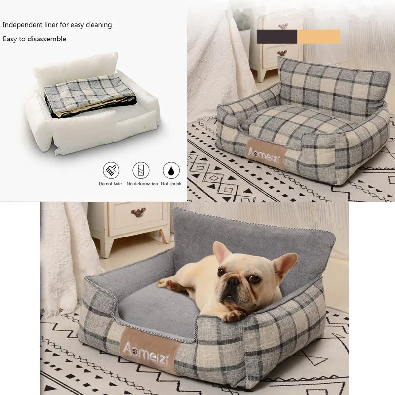 Removable Pet Sofa Bed For Small Medium Big Dogs Washable
