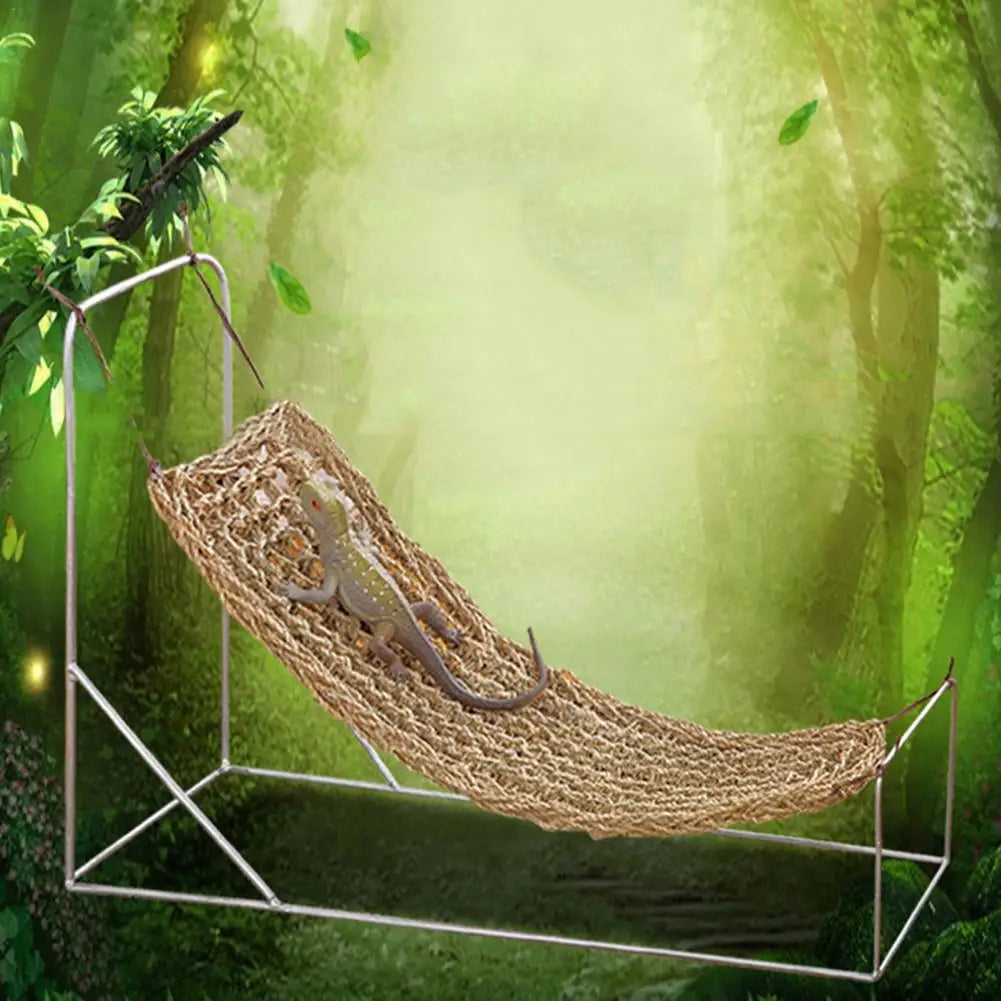 Hamster Reptile Pet Lounger Grass Mat Pet Hanging Bed Mat