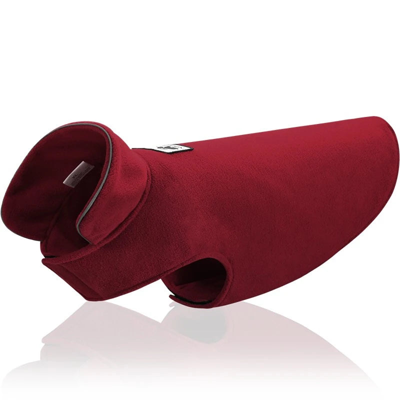 Reflective Dog Clothes Coats Soft Fleece Jacket Winter Warm Pet Jackets