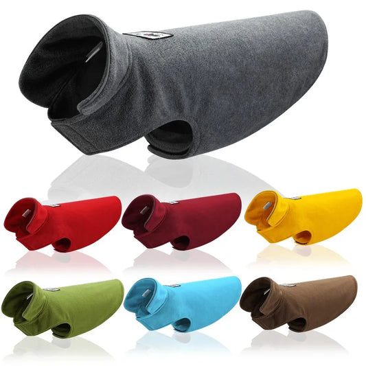 Reflective Dog Clothes Coats Soft Fleece Jacket Winter Warm Pet Jackets