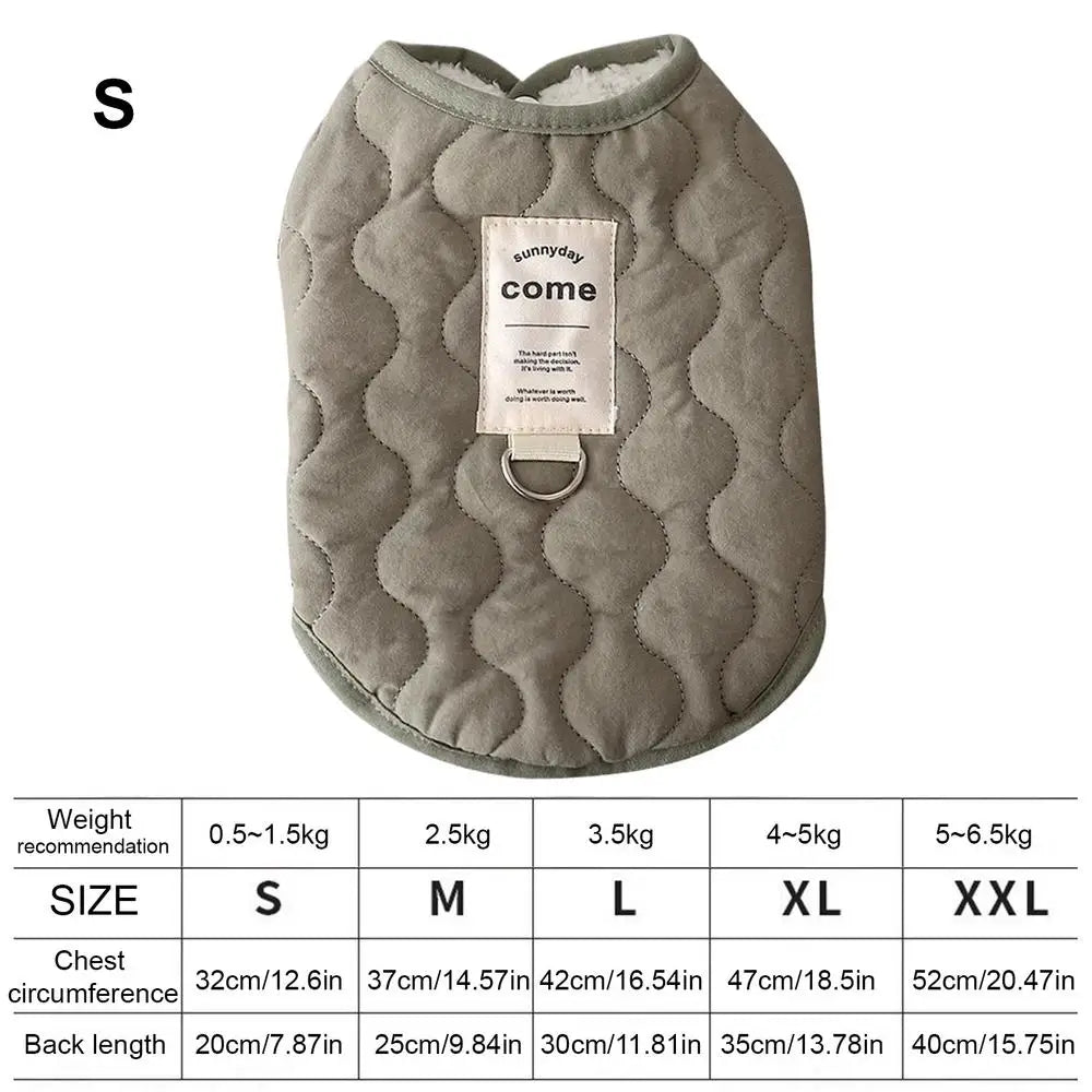 Winter Coat Jacket Winter Vest For Small Dogs Cats