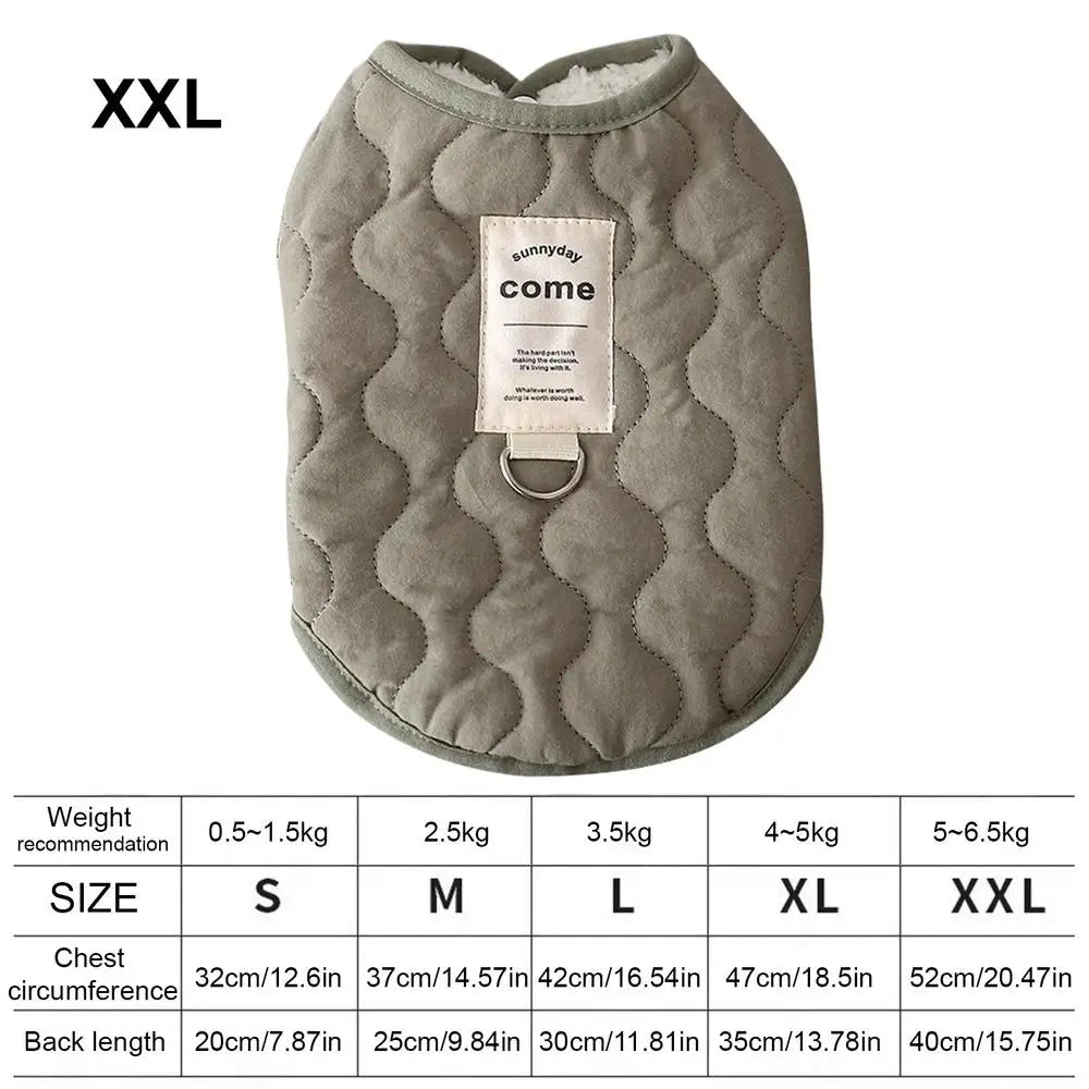 Winter Coat Jacket Winter Vest For Small Dogs Cats