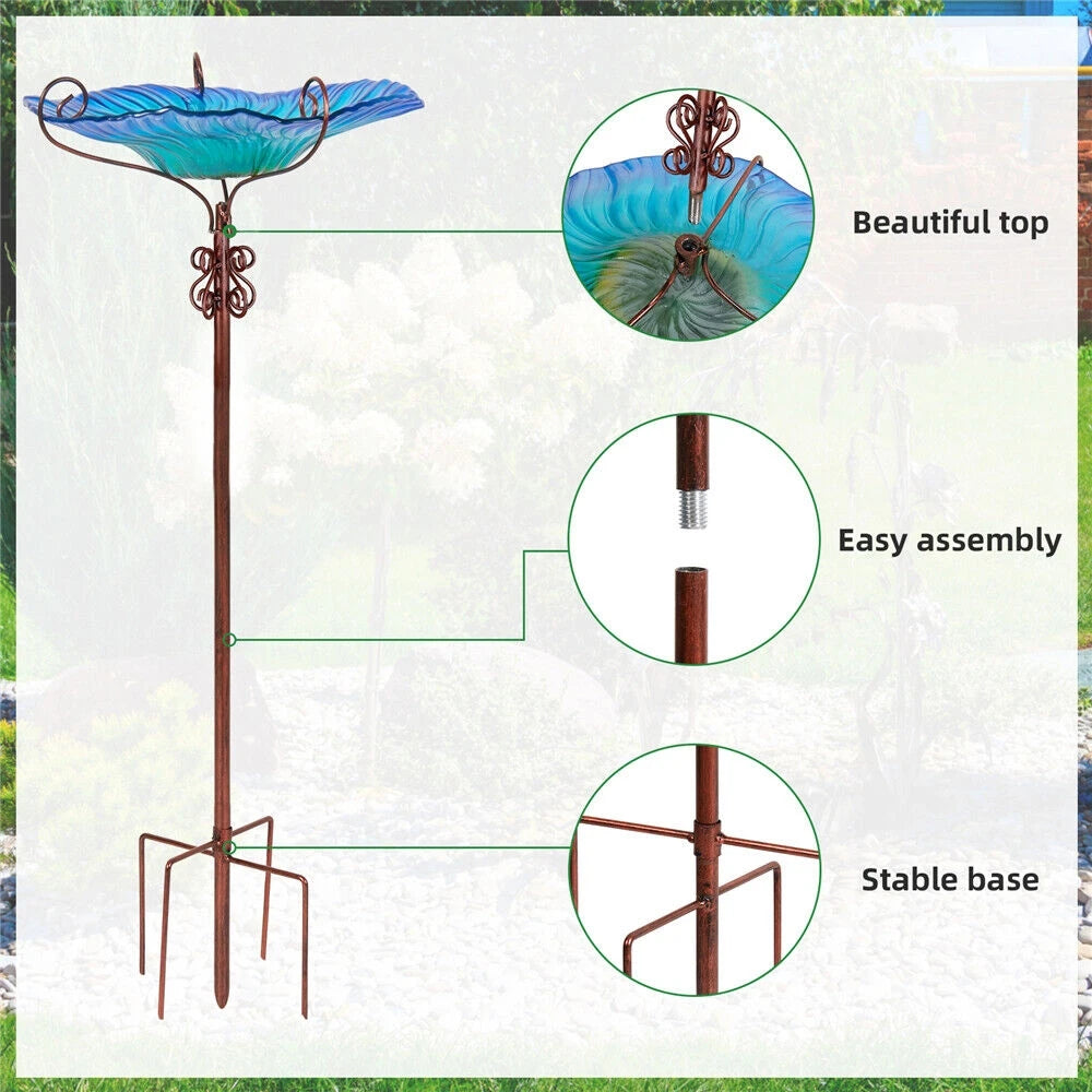 Bird Water Bath Birdfeeder Bowl