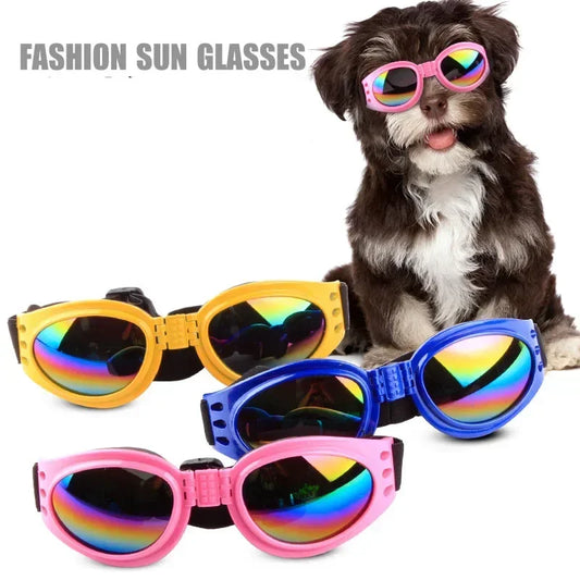 6 Colors Fashion Pet Dogs Sunglasses Waterproof Glasses For Small Medium Large Dogs Protection UV Goggles