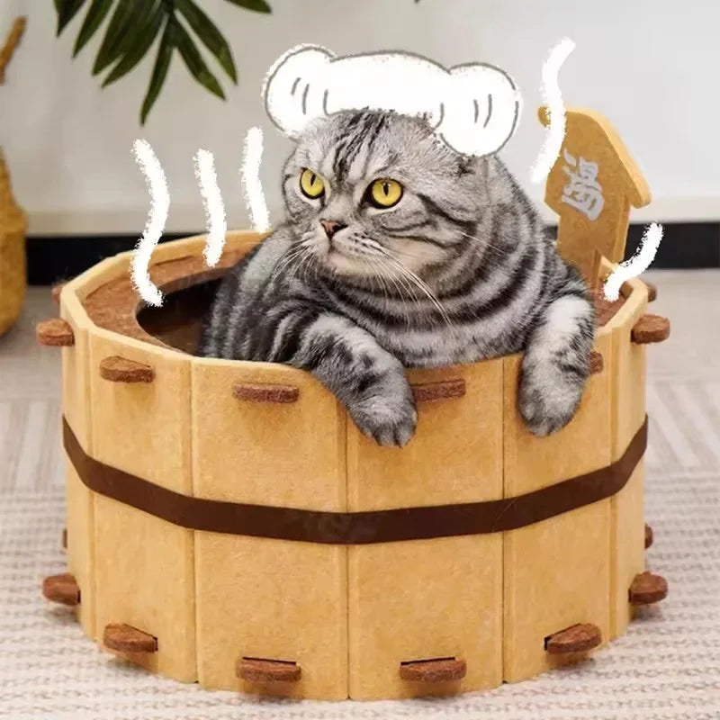 Sturdy Soft Comfortable Pet Nest Four Seasons Bathtub Cat House
