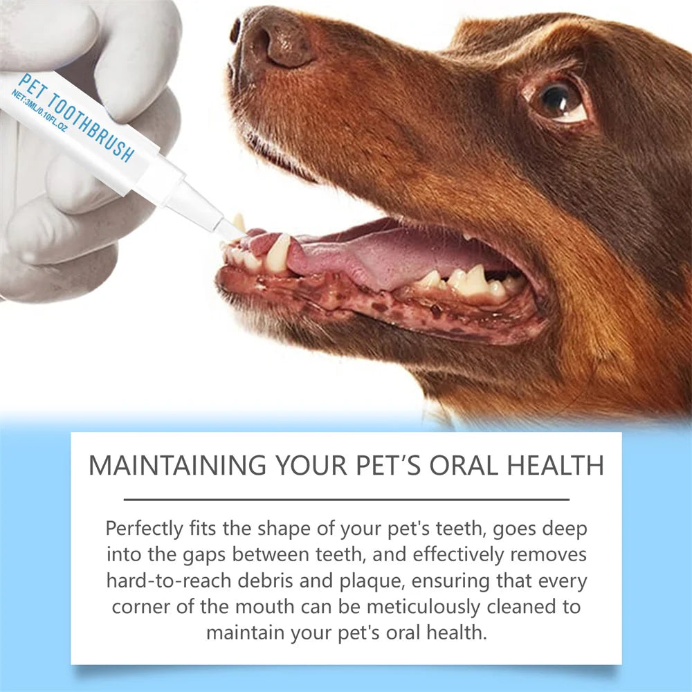 Dogs Cat Beauty Toothbrush Clean Kit Tartar Remover Teeth