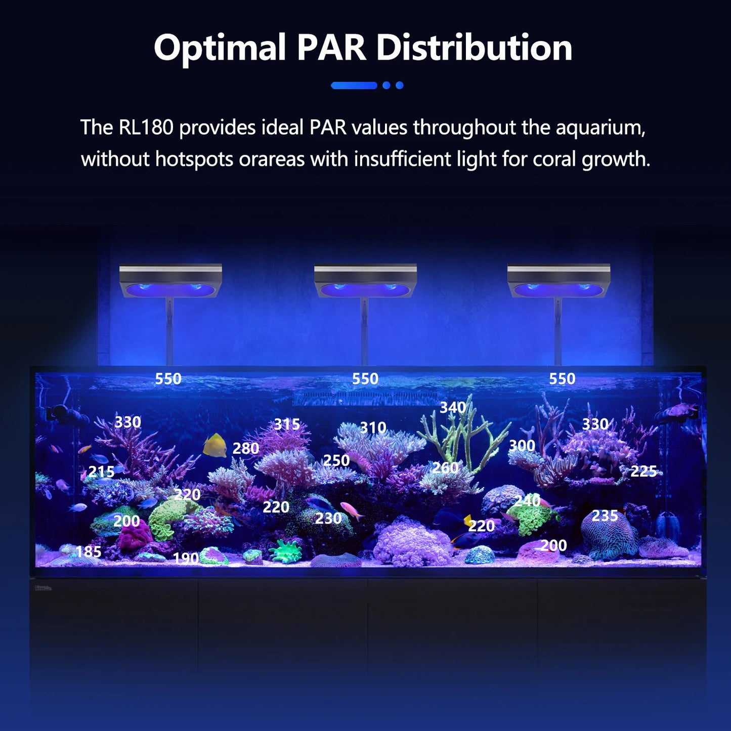 Professional Marine Aquarium Lamp for Reef Coral SPS/LPS Nano Aquarium