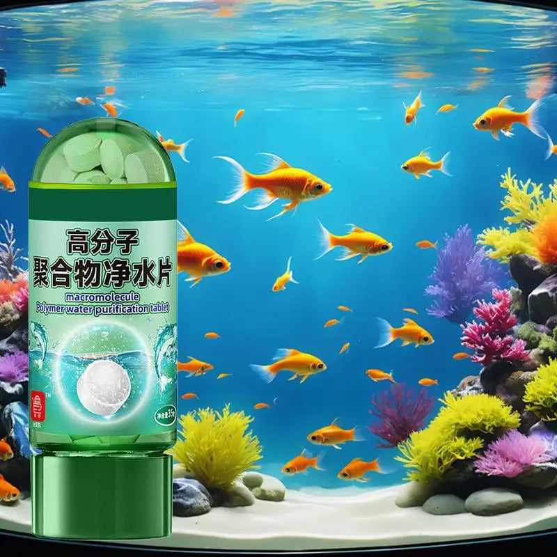 Aquarium Water Filter Fish Supplies Potable Aqua Tablets Natural Fish Tank Accessories