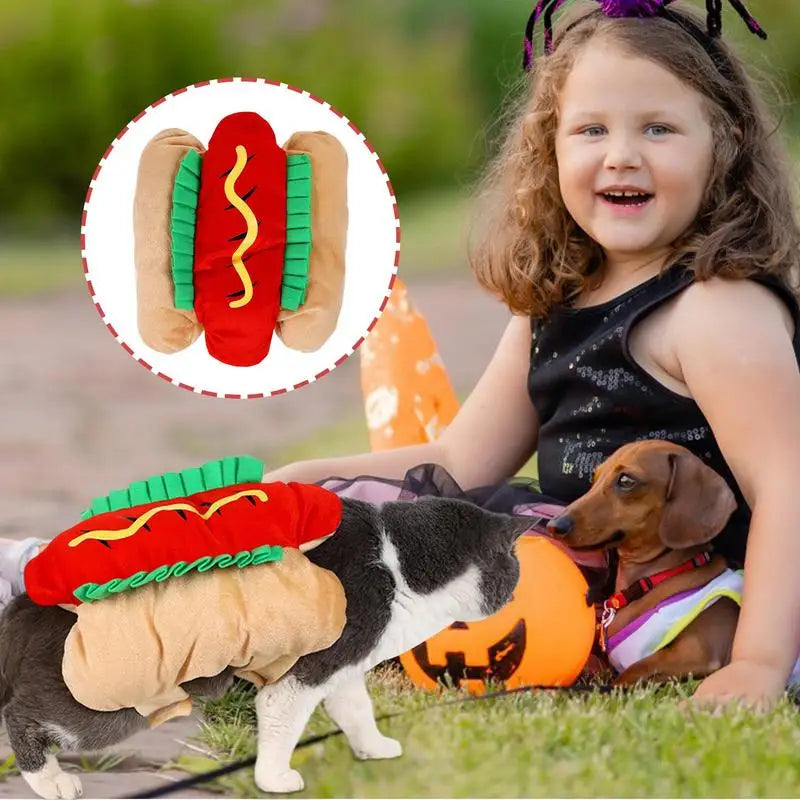 Pet Hot Dog Costume