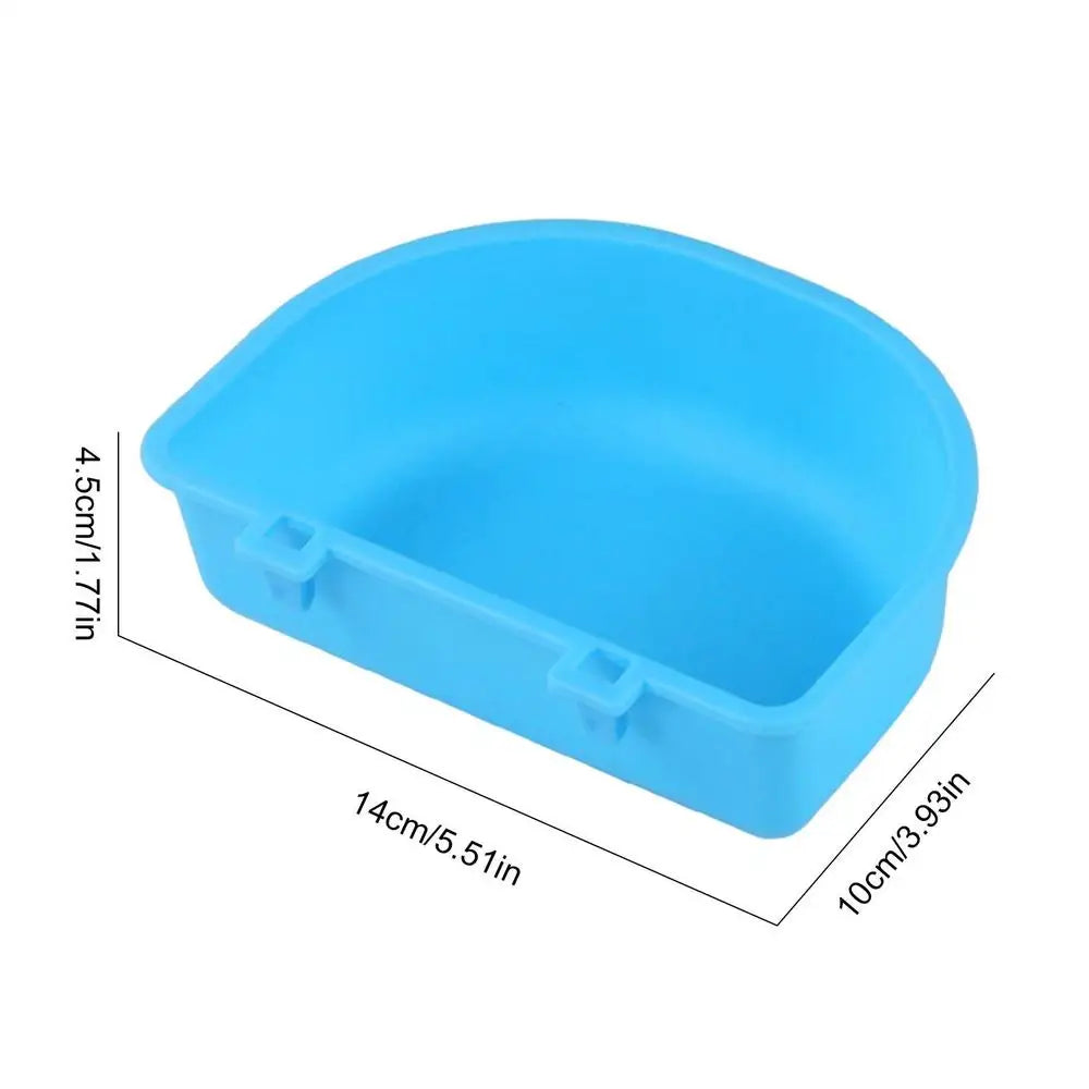 Small Pet Food Feeder Bowl Hamster Cage Hook Up Hanging Bowl Water Drinking Device Bird Squirrel Rabbits Feeding Cup