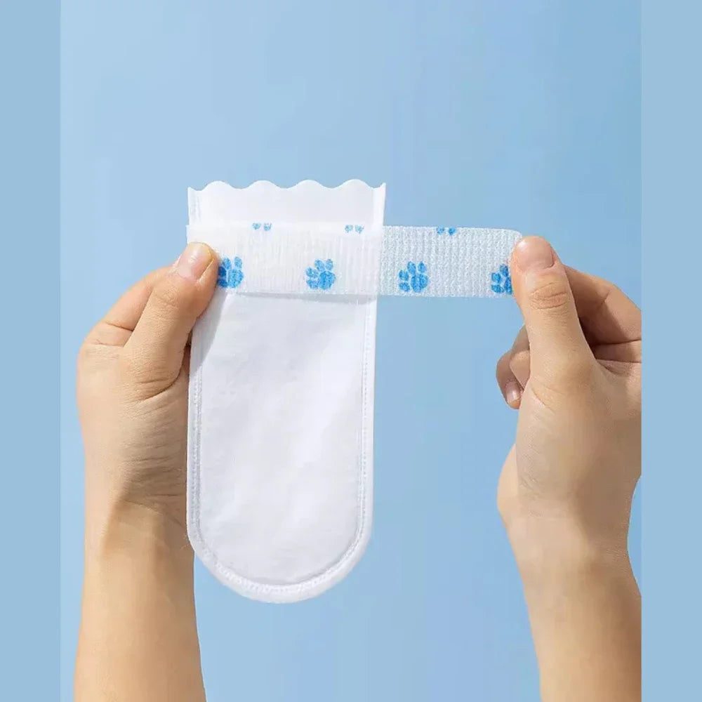 20pcs Dog Disposable Shoe Covers Dog Outdoor Anti Dirt Foot Covers