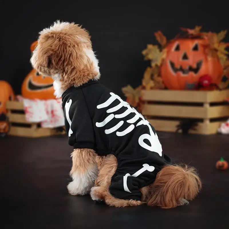 Halloween Pet Outfit Dress Up Pet Clothes Dog  Jumpsuit Pet Outfit