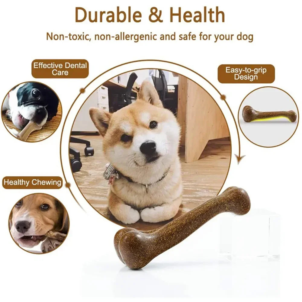 Nearly Indestructible Natural Non-Toxic Anti-bite Puppy Toys For Dogs Pet Chew Game Dental