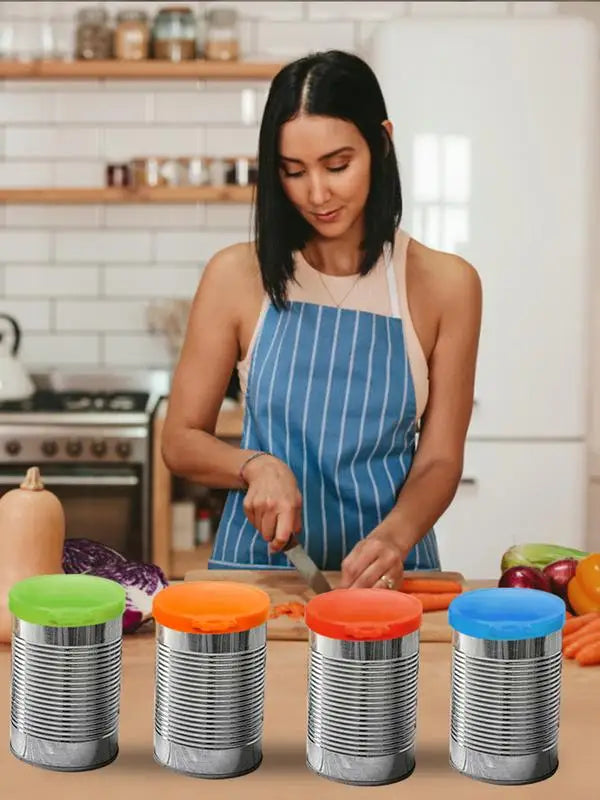 Silicone Canned Lid Reusable Pet Food Can Cover