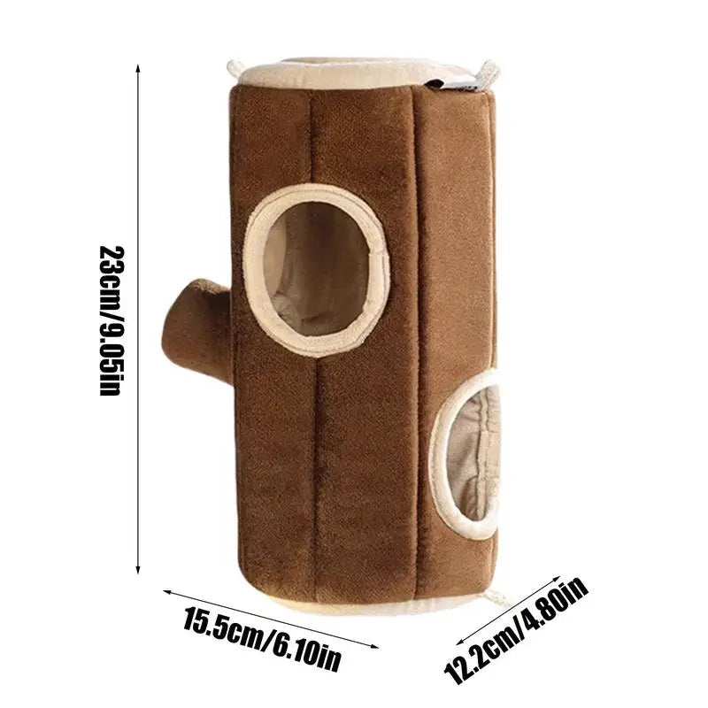 Small Animal Tube Cage House Hamster  Guinea Tunnel House Double Sided