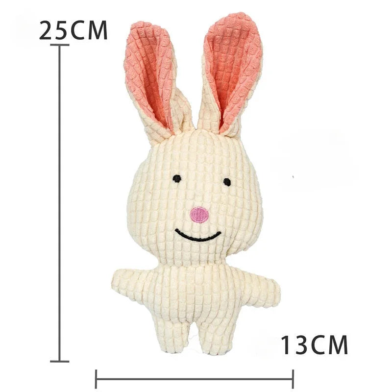 Plush Companion Sleeping Duck Dog Toys for Small Large Dogs Bite Resistant