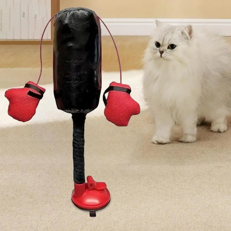 Portable Cat Punching Bag Toy Interactive Indoor Cats Kitten Toy