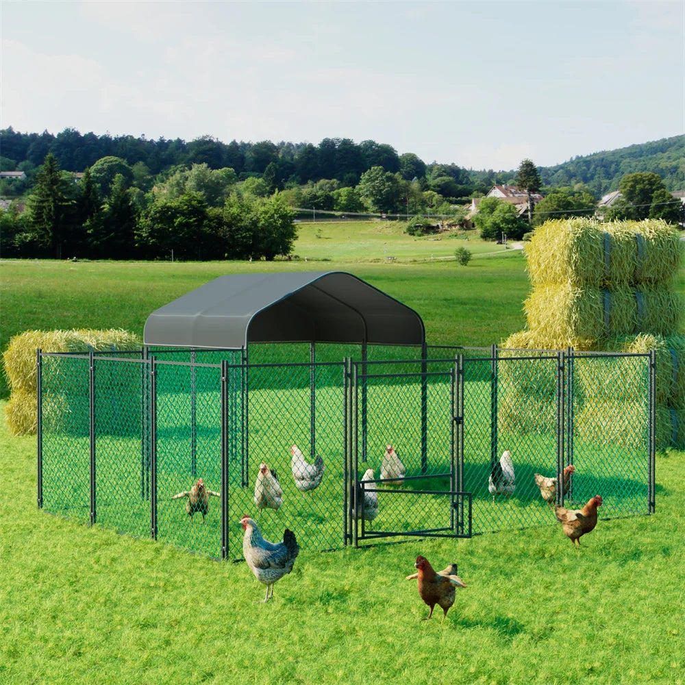 Heavy Duty XXL Chicken Run Coop Cage Walk