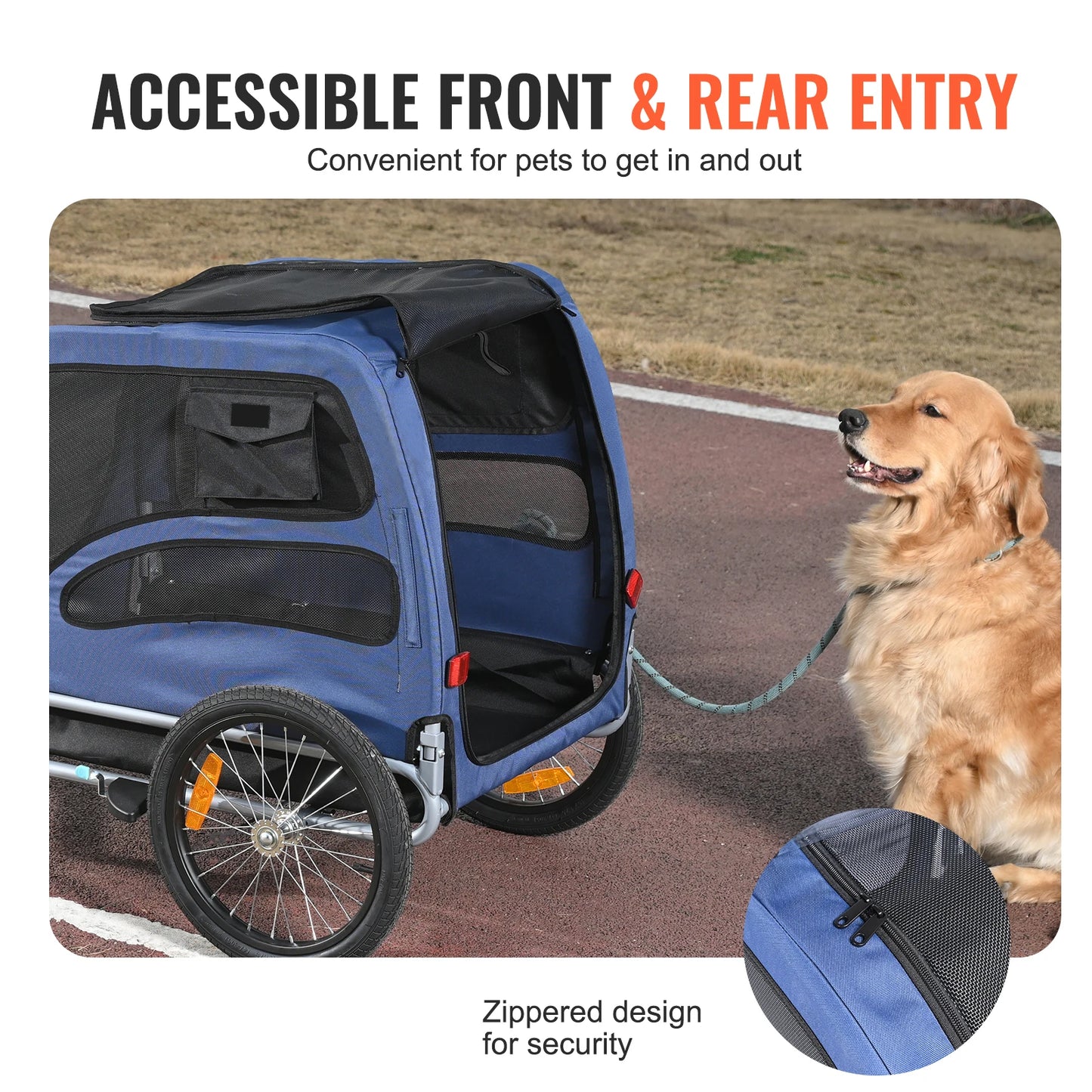 Pet Cart Bicycle Dog Trailer
