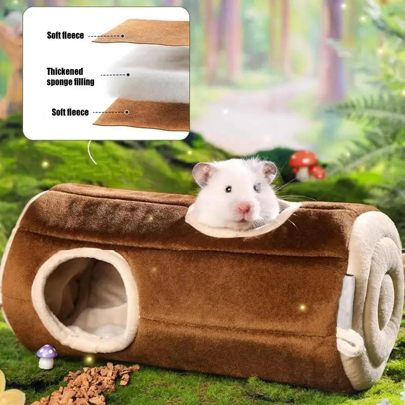 Small Animal Tube Cage House Hamster  Guinea Tunnel House Double Sided