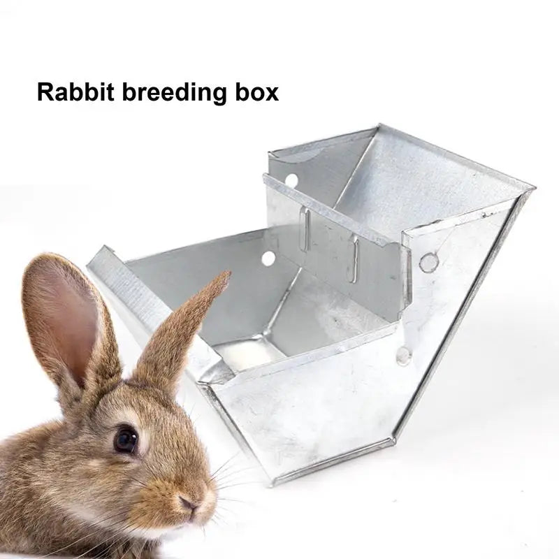 Metal Drinker Food Bowl  For Rabbits And Small Animals