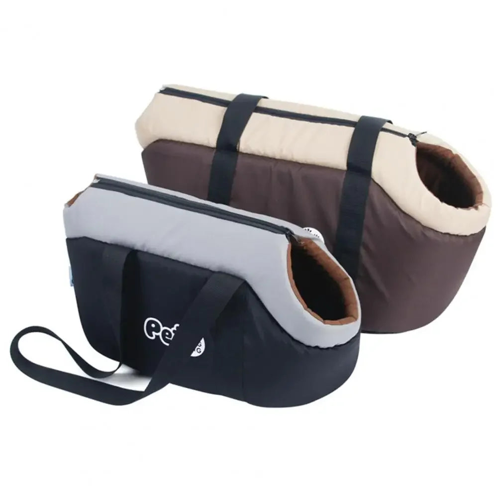 Pet Bag Soft-Sided Adjustable Fabric Interior Pad Carrier Tote  Breathable Pets Handbag