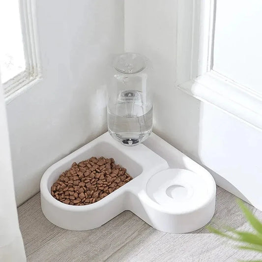 Automatic Drinking Love Pet Bowl Moisture-proof Cat Bowl Dog Basin Dual
