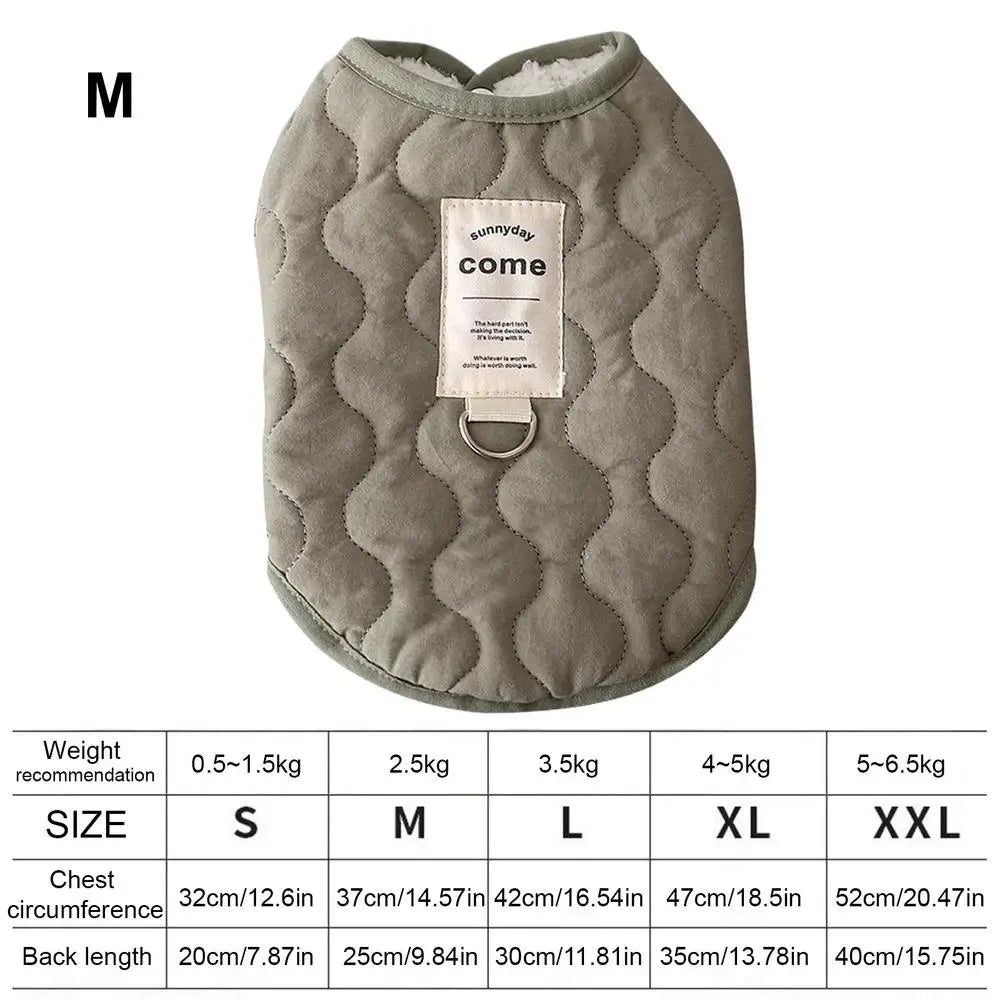 Winter Coat Jacket Winter Vest For Small Dogs Cats