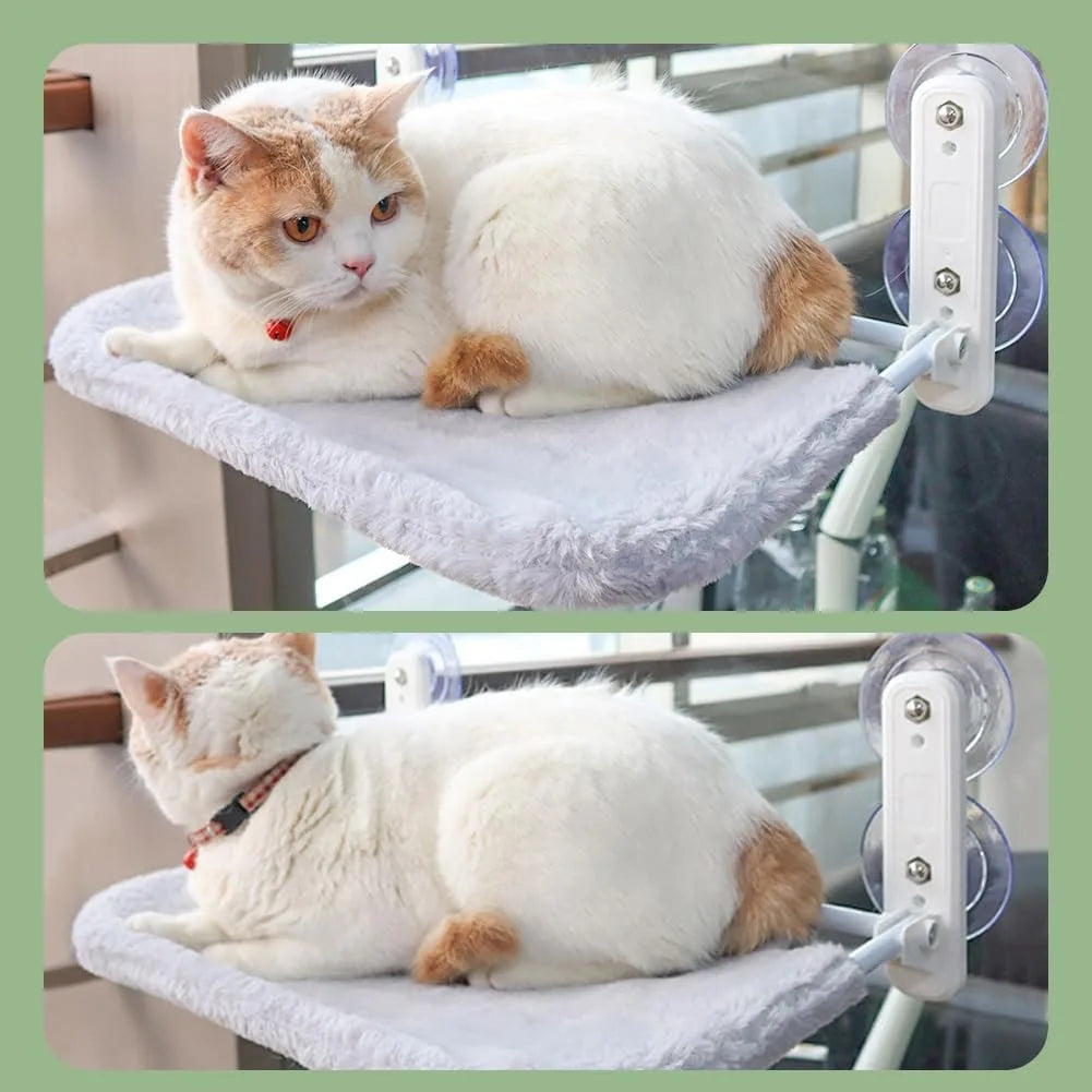 Durable Hanging Bed for Cats and Kittens, Space-Saving Design, Easy to Install